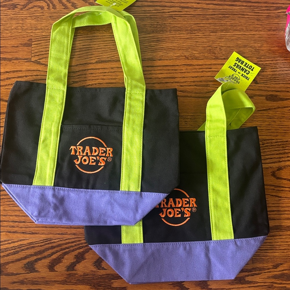 Trader joes limited edition canvas tote bags